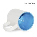 Grade A Inner Color Ceramic Sublimation Mug Coffee Cup 11oz DIY With White