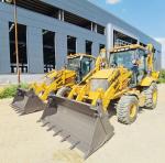 Quancheng Hydraulic Pump 4x4 Mini Tractor Excavator Backhoe Loader with Luxury
