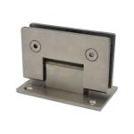 Stainless steel Wall to Glass bathroom hinge RS801, Square 90 degree, Single