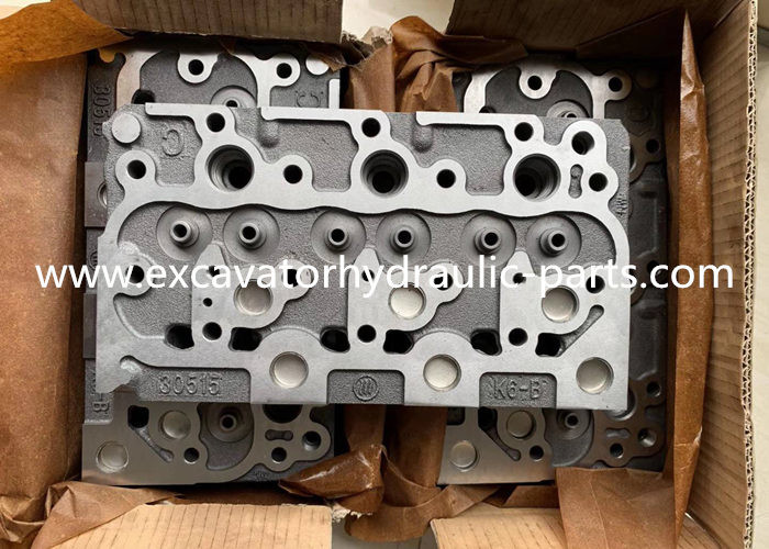 D1402 1402 Complete Excavator Cylinder Head Assembly With Valves Kubota Diesel Engine