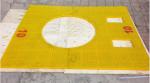 37 1/2 inch Anti Slip Mat Rotary Table Yellow Colour 2200MM*1800MM Mat For