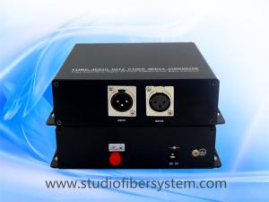 Wholesale 1CH BiDi XLR balanced audio over 1 single mode fiber extender to 20~120KM for Professional AV application from china suppliers