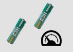 Spiral Cylindrical Li-MnO2 CR14505 Lithium Battery Water Meter / Smoke Detectors