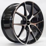 TUV/JWL Black Car Aftermarket Wheels Replica OEM ODM custom alloy rims