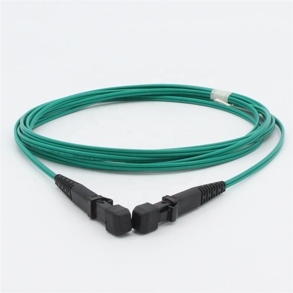 Multimode Fiber Optical Patch Cord 62.5/125um Aqua LSZH Jacket MTRJ Female To