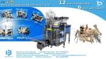 Plastic Expansion screws packing machine with three counting vibration bowls