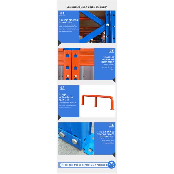 Heavy-Duty Flexible Pallet Racking for Distribution Centers, Adjustable & Durable