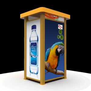 Wholesale Beach Outdoor Assemble QR Code RVM Bottle Reverse Vending Machine CE Approval from china suppliers