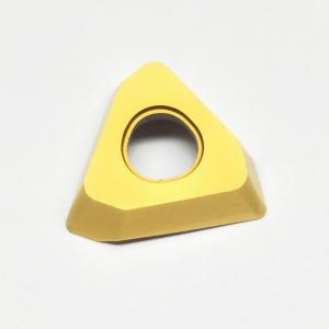 China Bronze Indexable Carbide Inserts Smooth Cutting CNC Lathe Insert on sale