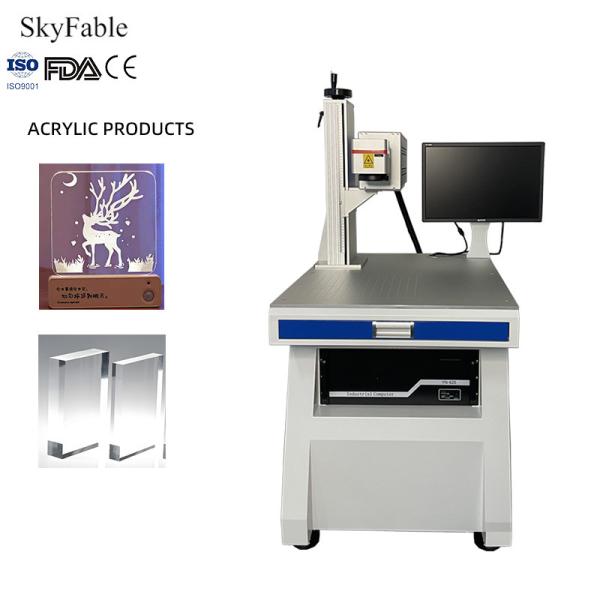Multifunction CO2 Laser Marking Machine High Precision 0.01 - 0.1mm Marking Line