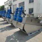 Stacked Spiral Sludge Dewatering Equipment Automatic Screw Press Dewatering