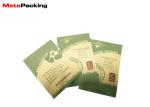 100% Biodegradable Kraft Paper Food Bags 0.12mm Thickness For Coffee / Snack
