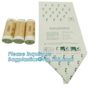 Wholesale Promotional Compostable Food Packaging Bags For Food Waste, biobag food waste compostable bags, GUARANTEED LOWEST PRICE! from china suppliers