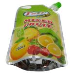 Food Grade Customized LOGO Printing Stand Up Pouch Bags With Suction Nozzle For