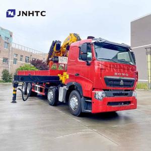 Wholesale China Howo 6x4 380hp Folding Arm Crane With Cargo Truck 14/ 16 Ton Telescopic Boom Mounted Crane Good Price from china suppliers