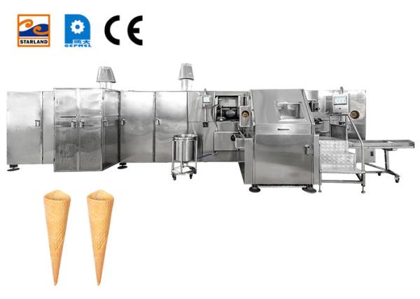 Large Stainless Steel Barquillo Cone Production Line Fully Automatic Ice Cone