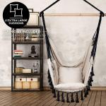 Black And White Hammock Swing Chairs Indoor Hanging Chair Hammock High Strength