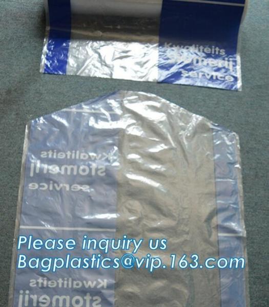 Custom Printed Garment Bags and Dry Cleaning Bags on rolls,Dry Cleaning Bag For