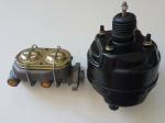 GM 1966-1977 Ford 8" Dual Brake Booster Chrome Black And Zinc