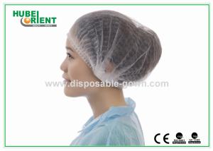 Wholesale OEM Disposable Soft Non-Woven Mob Cap Style Head Cap With Double Elastic Rubber from china suppliers