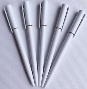 Wholesale Plastic pen with customized logo ballpoint pens for hotel customized rotating advertising pens gift pens from china suppliers