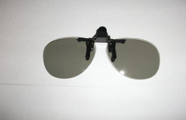 Clip 45 / 135 Degree Linear Polarized 3D Glasses For Imax Cinema Or Home