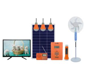 Wholesale 307.2Wh 60HZ Pay As You Go Solar System With Rechargeble Radio from china suppliers