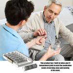 Plastic Pill Box Organizer Portable Tablet Case Eco Friendly Weekly Pill