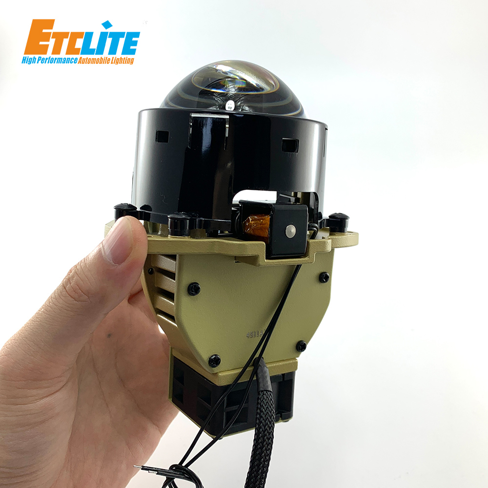 Bi LED Projector Lens , Aluminum 55W 3 Inch Projector Headlights