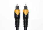 Toslink Optical Cable Orange black OB6.0 6MHz PVC plated Golden Connector For