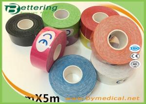 Wholesale 2.5cm Sports Physiotherapy Tape Kinesio Tape Kinesiology cotton elastic sports muscle tape with Various colours from china suppliers