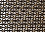 Lock Crimped Decorative Woven Wire Mesh Eco Facade Architectural Screen Walls