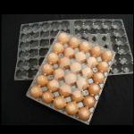 Folding 0.4mm 30 Cells Plastic Blister Packaging Non Toxic Polymer Egg Holder