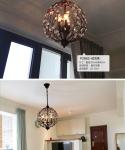 K9 Crystal Pendant Lights Hanging Lamps spherical Tree Leaf floral chandelier(WH