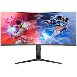Buy cheap WQHD 34 Inch Ultrawide Monitor Curved 3440x1440 R1500 Up To 165Hz 1ms from wholesalers