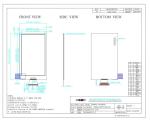 3.7'' EPD 240*416 4 Color E-Paper Display for Electronic Shelf Label System
