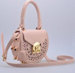 Wholesale 2016 Korean version of the new shoulder bag female fashion rivets hollow pattern portable diagonal package from china suppliers
