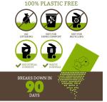 Customized Dog Poop Bag Eco Friendly Biodegradable Compostable Pet Garbage Bag
