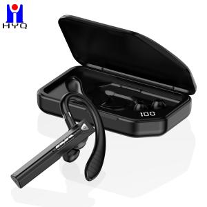 Wholesale Mon Eearhook Wireless Bluetooth Earpiece Hands Free QCC Earphones For Driving Office from china suppliers