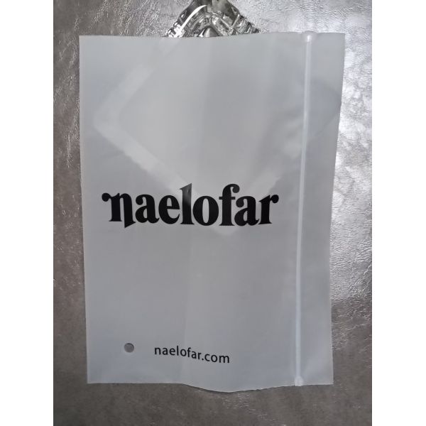 Sustainable Eco-Friendly Degradable Bone Zipper Pouch For Small Items