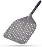 66cm Hard Anodized Aluminum Pizza Shovel 12 Inch Aluminum Pizza Peel Silver
