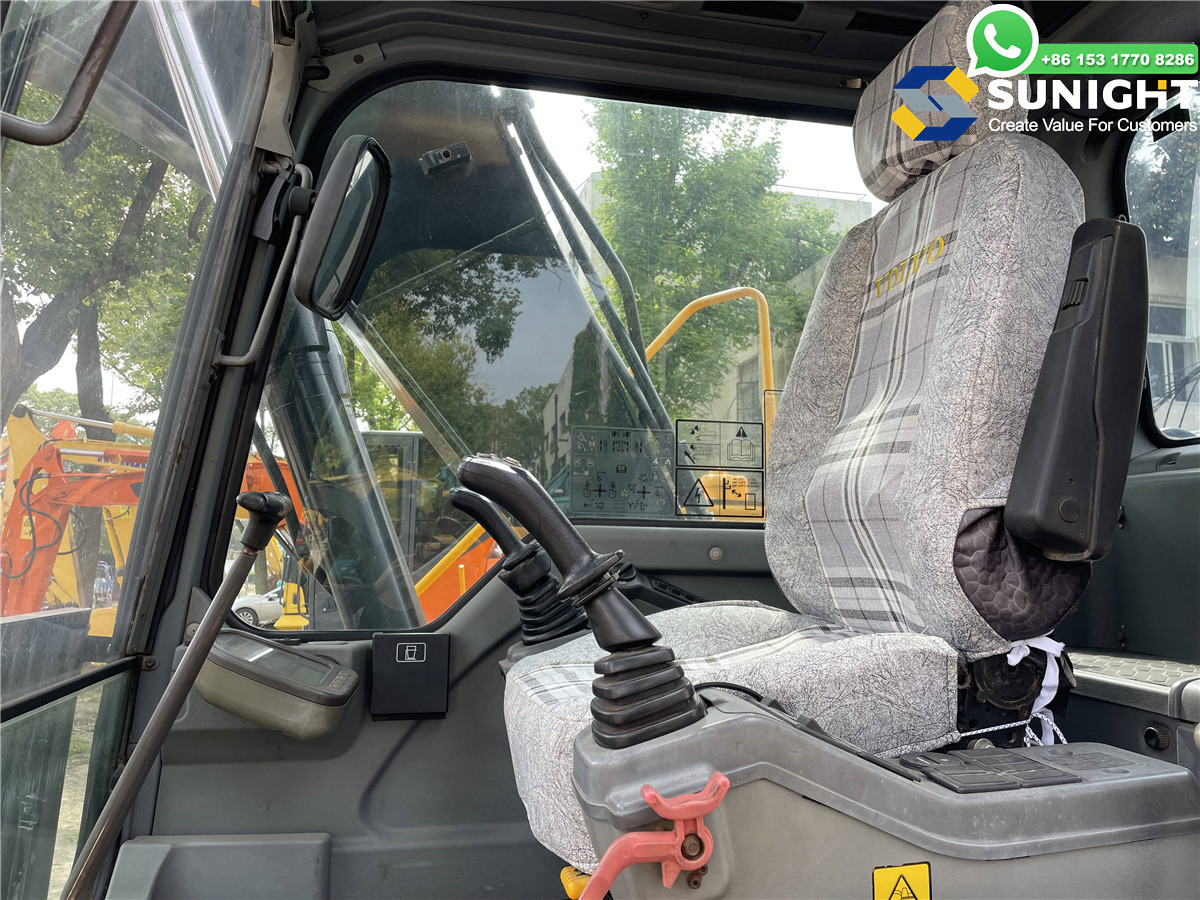 Used Volvo EC140/14ton Small Crawler Excavator Excellent Stability And Reliability With Core Components Engine Pump