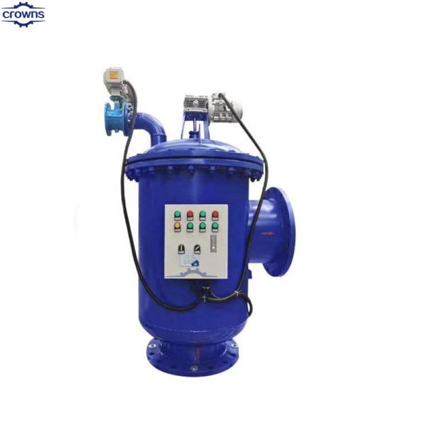 Automatic Backwash Brush Self Cleaning Water Filter Housing for Liquid