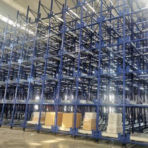 Wholesale Heavy Duty Warehouse Storage Radio Shuttle Racking System Steel Powder Coating Surface Treatment from china suppliers