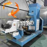 100-500kg/h Floating Fish Feed Production Line With 0.75kw Screw Conveyor 1-12mm