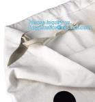 Wholesale promotional eco friendly custom printed logo plain canvas drawstring