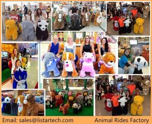 Wholesale Wholesale or Retail Motorized Plush Riding Animals at Mall, Gills and Boys Love it! from china suppliers