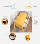 Tablecloth Hot Designs Eco-friendly Dust Proof Oil-Proof Rectangle PVC Table