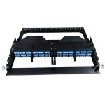 19 Inch 1U 96 Port Open Rack Mount MPO Patch Panel 144 Core Fibre Dismountable