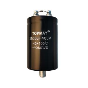 Wholesale 1500UF 400V Electrolytic Aluminum Capacitor With Stud Terminal from china suppliers